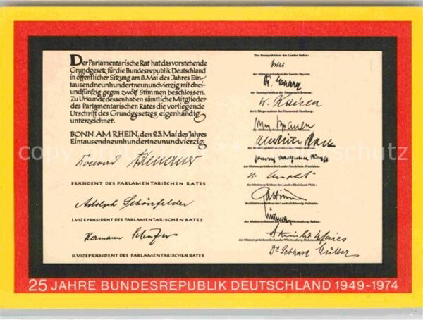 Politik 25 Jahre Bundesrepublik Deutschland Unt