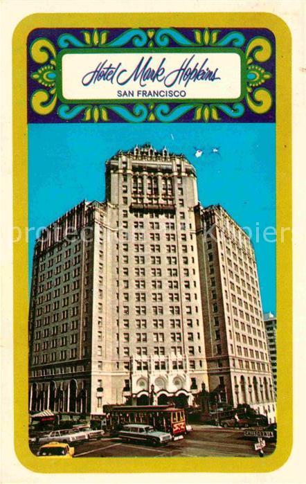 San Francisco California Hotel Mark Hopkins