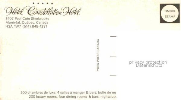 Montreal Quebec Hotel Constellation bei Nacht – Bild 2