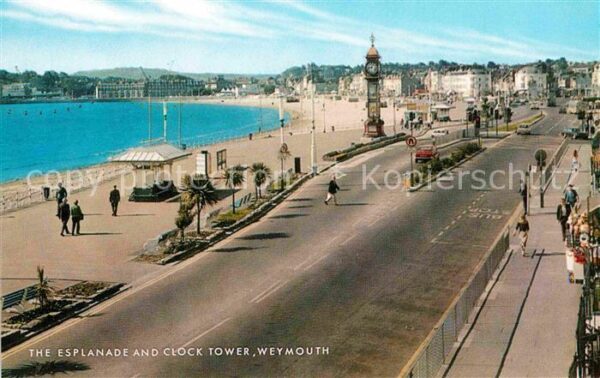 Weymouth Dorset Esplanade and Clock Tower