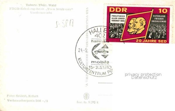 Tabarz Erholungsheim Theo Neubauer – Bild 2