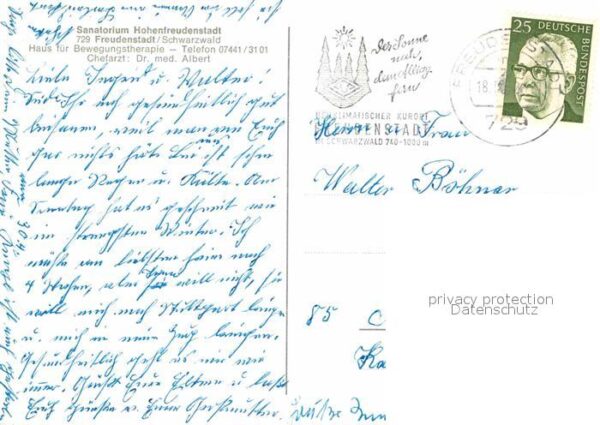 Freudenstadt Sanatorium Hohenfreudenstadt Hallenbad – Bild 2
