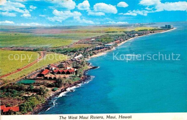 Maui Hawaii Fliegeraufnahme mit Strand