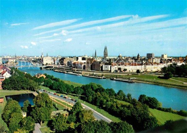 Bremen Weser mit City