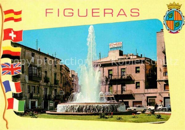 Figueras Figueres Fuente luminosa