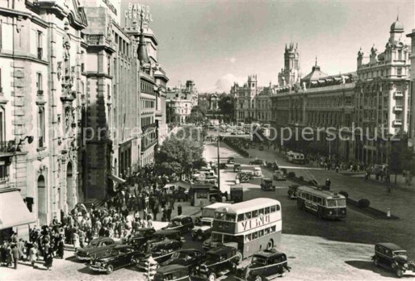 Madrid Spain La Calle de Alcala
