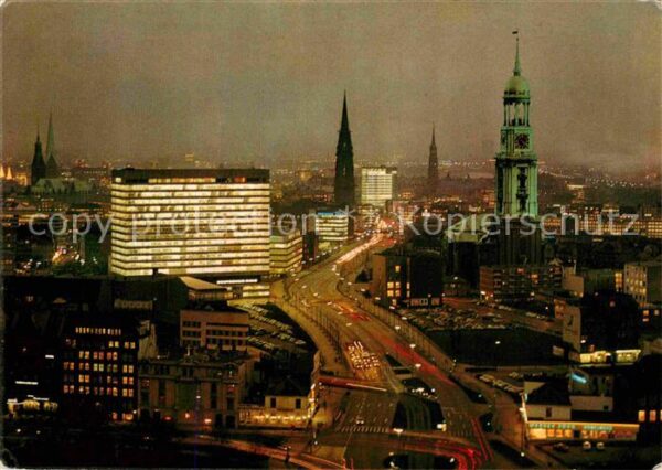 Hamburg Fliegeraufnahme Ost-West-Strasse bei Na