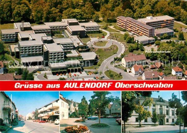 Aulendorf Fliegeraufnahme Schussental-Klinik Park