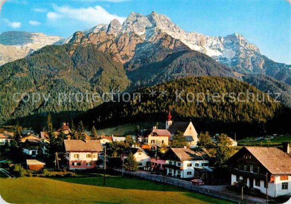 Waidring Tirol Fliegeraufnahme mit Loferer Steinbergen