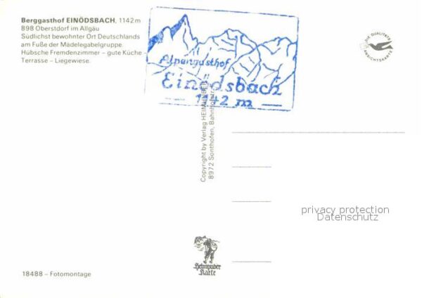 Oberstdorf Berggasthof Einödsbach – Bild 2