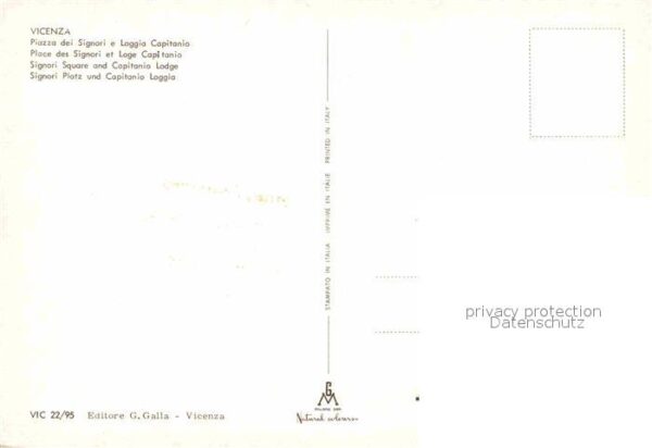 Vicenza Piazza dei Signori e Loggio Capitanio – Bild 2