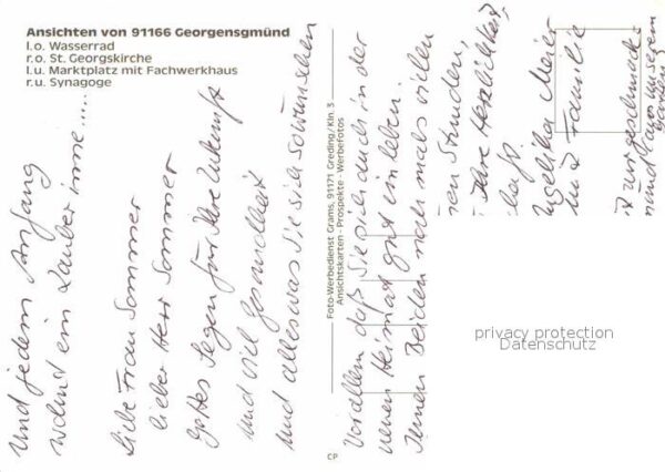 Georgensgmuend Wasserrad St. Georgskirche Marktplatz m – Bild 2