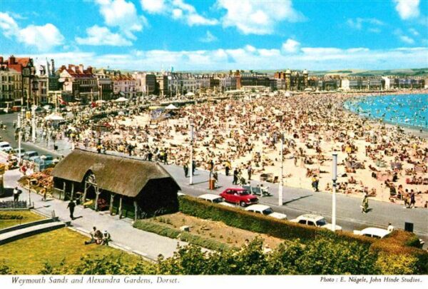 Dorset UK Weymouth Sands and Alexandra Gardens Be