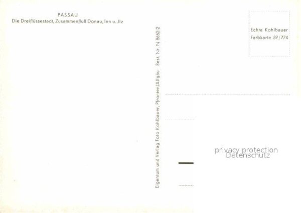 Passau Dreiflüssestadt Donau Inn und Ilz – Bild 2