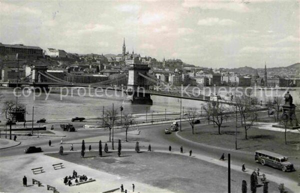 Budapest Donau mit Kettenbrücke