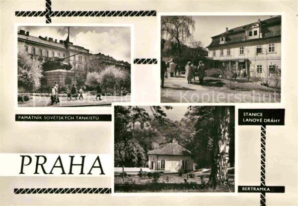 Prag Prahy Prague Bertramka Stanice Lanove Drahy
