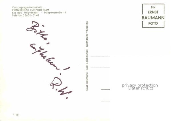 Bad Reichenhall Versorguns-Kuranstalt Prinzregent Luitp – Bild 2