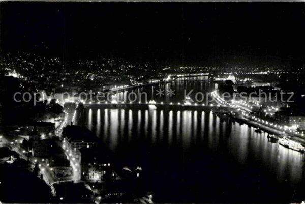 Budapest Donaupartie bei Nacht