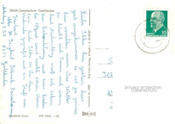 Gottleuba-Berggiesshuebel Bad Klinik-Sanatorium Klubhaus Kinderhaus – Bild 2