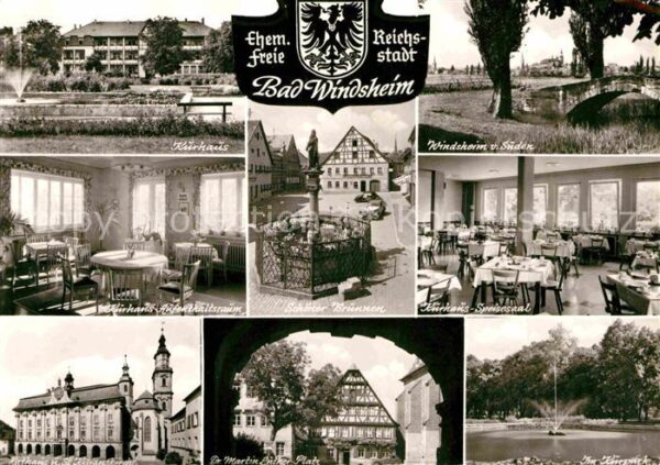 Bad Windsheim Kurhaus Brückenpartie Martin-Luther-Pla