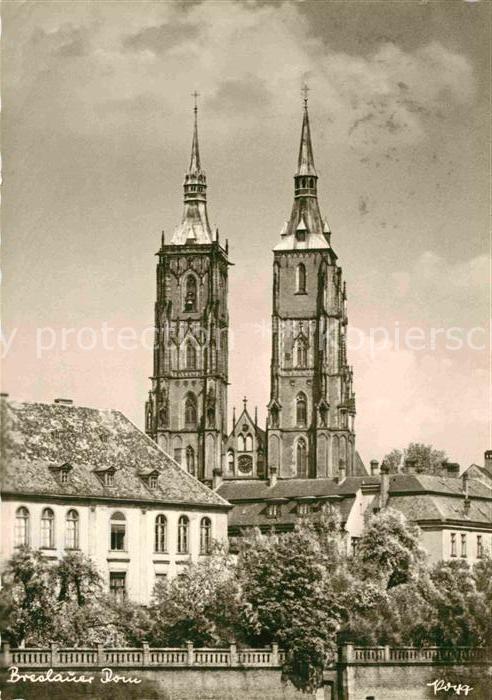 Breslau Niederschlesien Dompartie