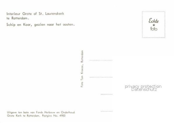 Rotterdam Grote of St. Laurenskerk intern – Bild 2