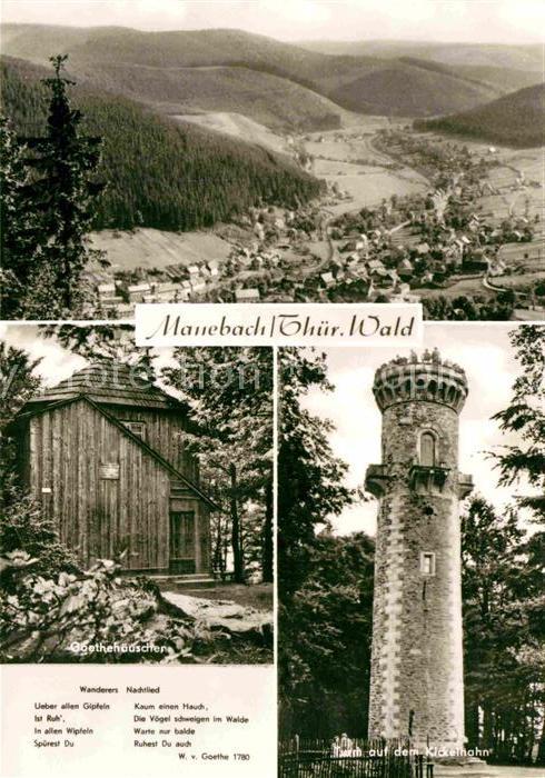 Manebach Fliegeraufnahme Aussichtsturm Kickelhah