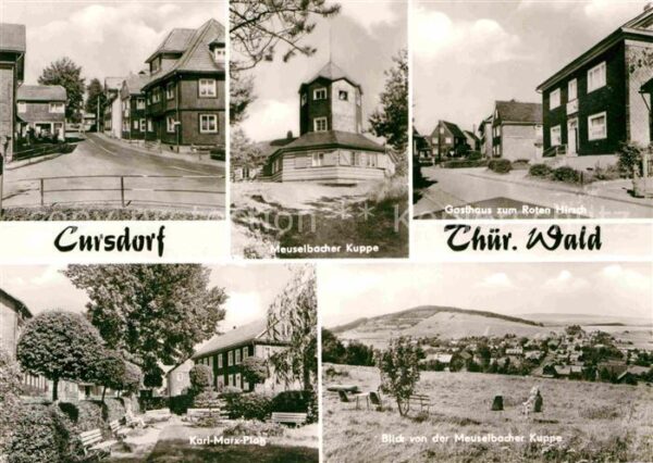 Cursdorf Meuselbacher Kuppe Gasthaus zum Roten H