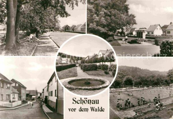 Schoenau vor dem Walde Freibad Ortspartien