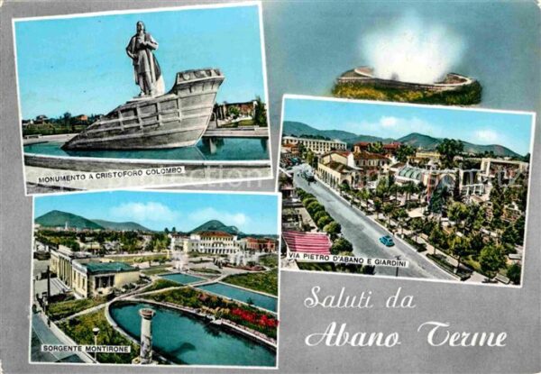 Abano Terme Monumento a Cristoforo Colombo Sorgente
