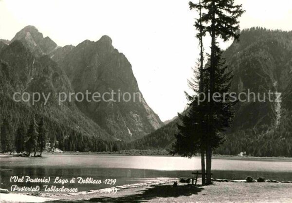 Toblach Suedtirol Toblachersee