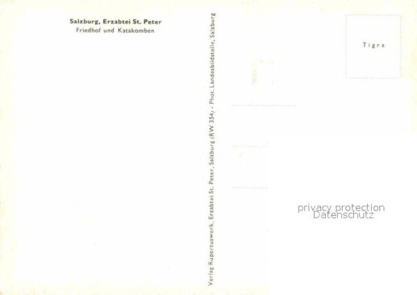 Salzburg Oesterreich Erzabtei St. Peter Friedhof und Katakom – Bild 2