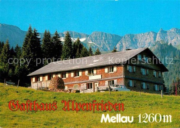 Mellau Vorarlberg Gasthaus Alpenfrieden