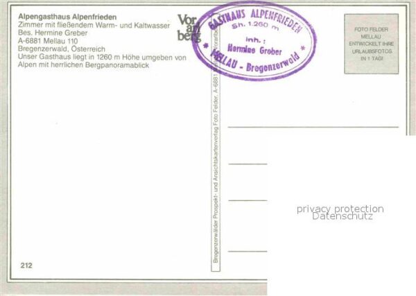 Mellau Vorarlberg Gasthaus Alpenfrieden – Bild 2
