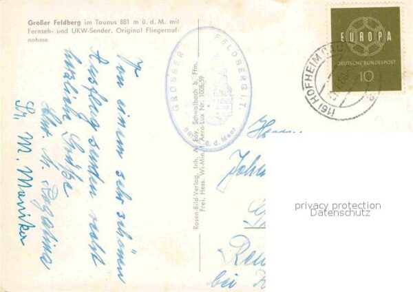 Feldberg Taunus Fliegeraufnahme Sendetürme – Bild 2