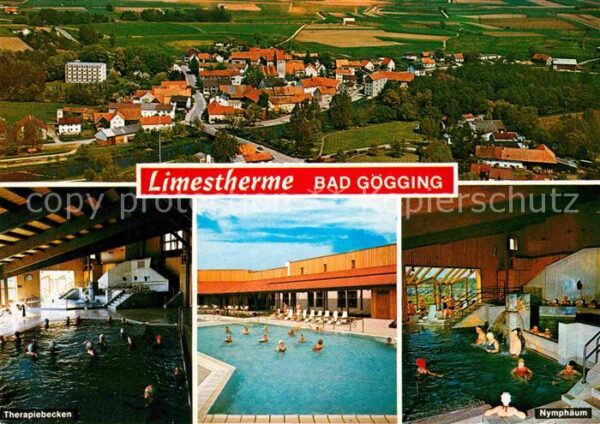 Bad Goegging Fliegeraufnahme Limestherme Nymphäum Th