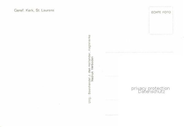 Niederlande Geref. Kerk St. Laurens – Bild 2