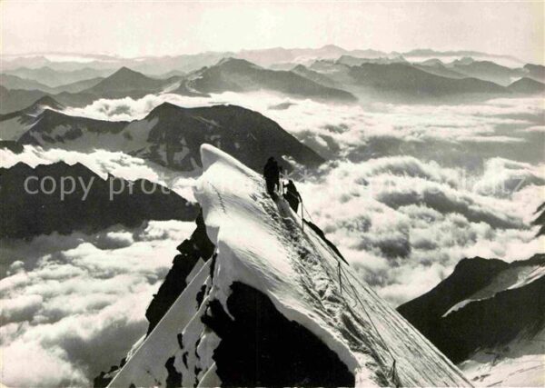 Kleinglockner Bergspitze Bergsteiger