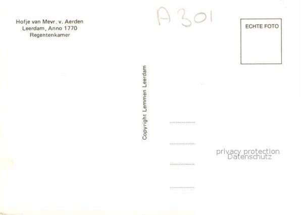 Leerdam Hofje van Mevr. v. Aierden Regentenkame – Bild 2