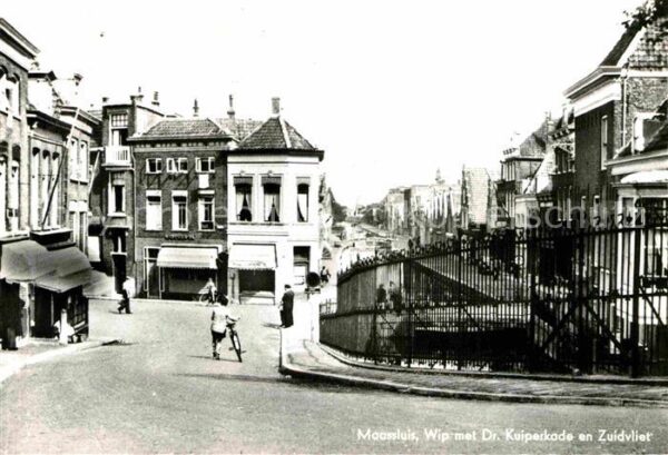 Maassluis Wip met Dr. Kuiperkade en Zuidvliet