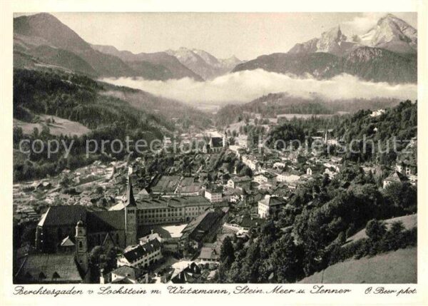 Berchtesgaden vom Lockstein mit Watzmann Steinernes-M