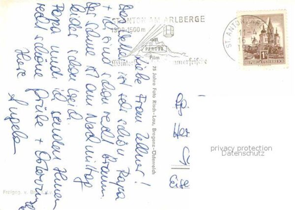 St Anton Arlberg Fliegeraufnahme Jungbrunnentobel Osthan – Bild 2