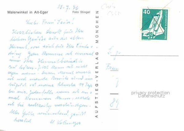 Eger Marktredwitz Malerwinkel in Alt-Eger – Bild 2