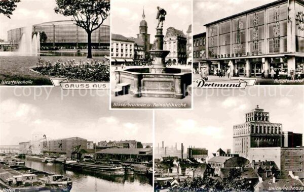 Dortmund Westfalenhalle Bläserbrunnen Reinoldiki