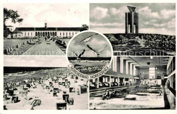 Norderney Nordseebad Kurhaus Strand Wellenbad Kap Landmarke