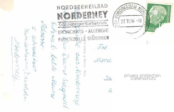 Norderney Nordseebad Kurhaus Strand Wellenbad Kap Landmarke – Bild 2
