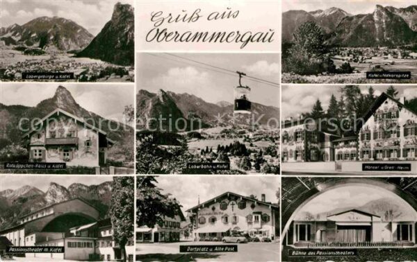 Oberammergau Passionsspieldorf Alpenpanorama Rotkäpp