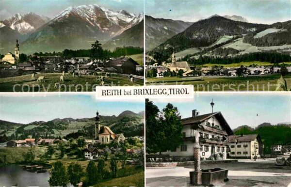 Reith Brixlegg Gesamtansicht mit Alpenpanorama Platz B