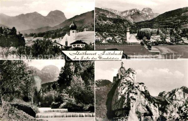 Feilnbach Panorama Heilkurort am Fusse des Wendel