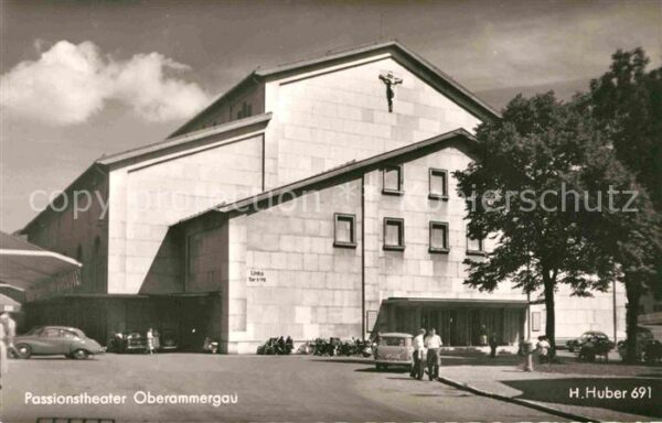 Oberammergau Passionstheater Huber Karte Nr 691